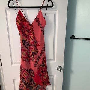 Lavender Brown Berry high/low dress size M